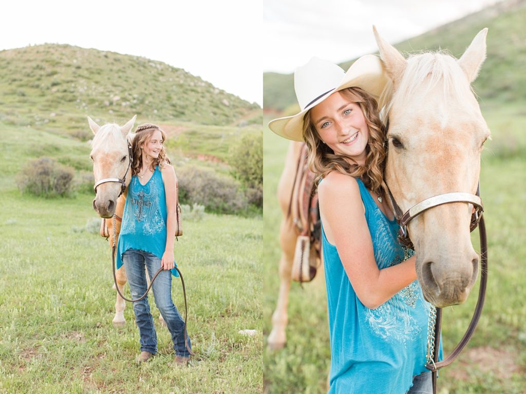 Senior pictures with horse