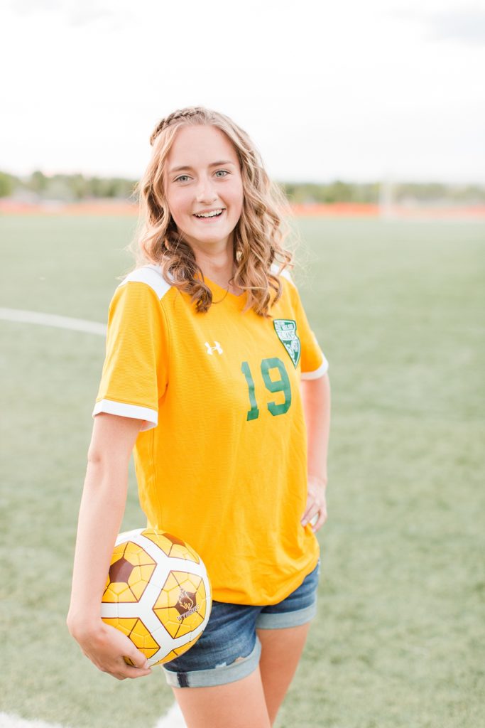 Senior photos soccer player