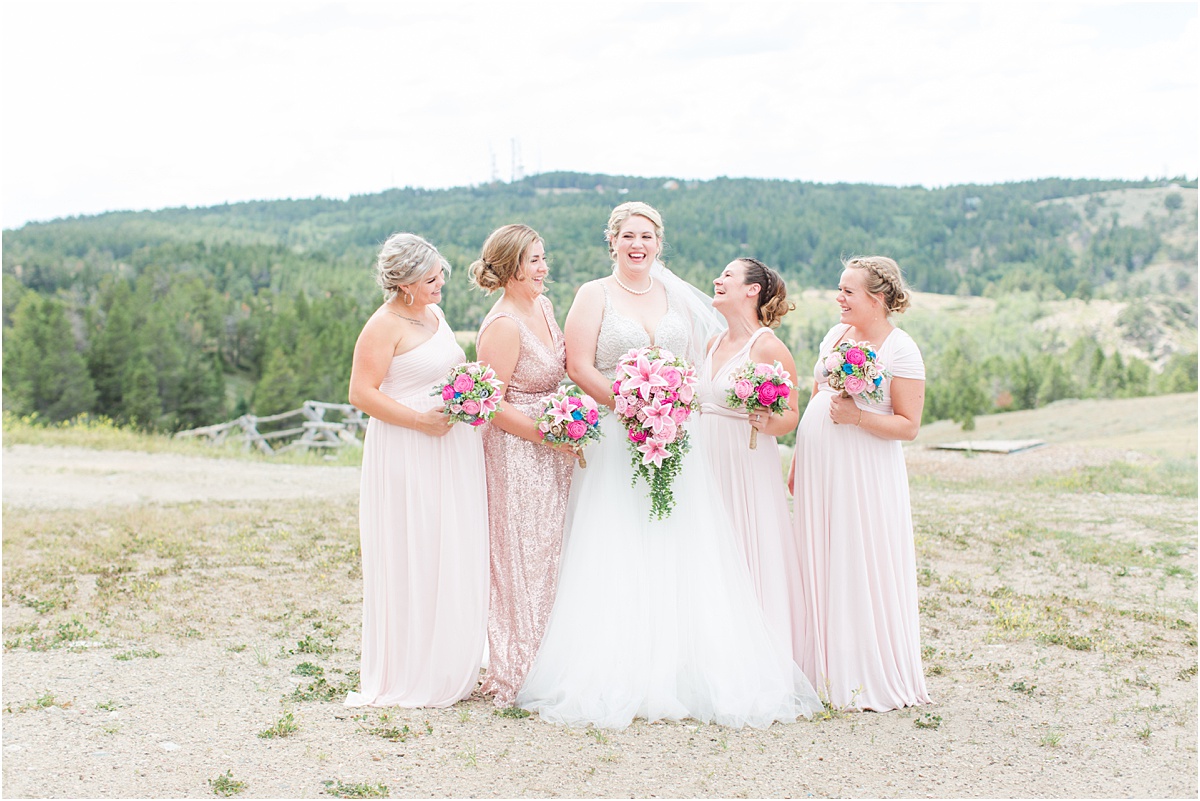 Hogadon Ski Basin | Pink & Grey Wyoming Wedding | Stephanie & John ...