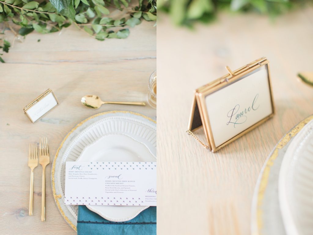 White and Teal Wedding Inspiration