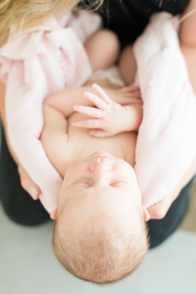 Casper Wyoming Newborn Lifestyle Photography Pink Baby Girl